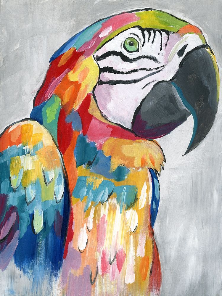 Vibrant Parrot art print by Nan for $57.95 CAD
