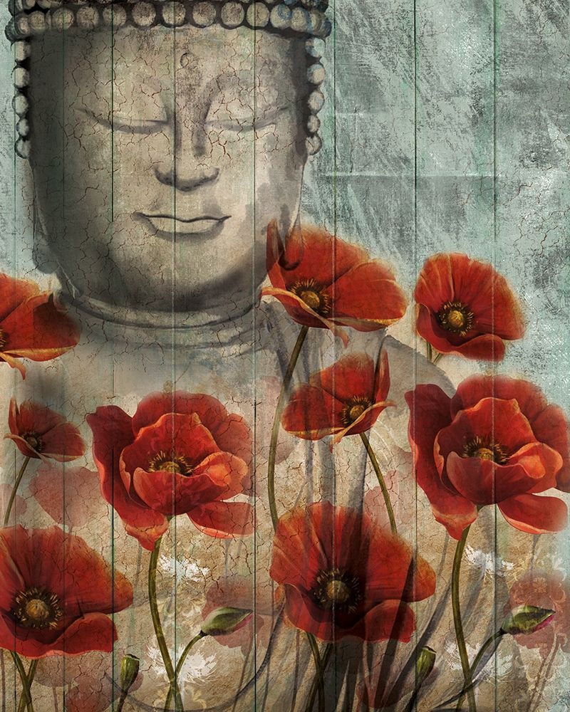 Floral Buddha art print by Conrad Knutsen for $57.95 CAD