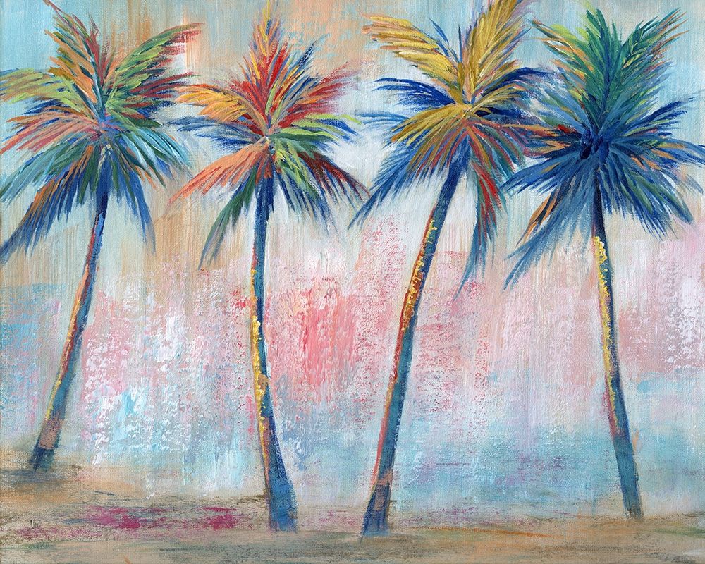 Color Pop Palms art print by Nan for $57.95 CAD