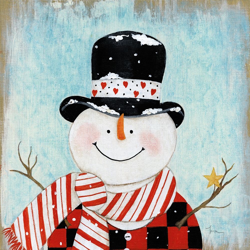 Dapper Snowman I art print by Tava Studios for $57.95 CAD