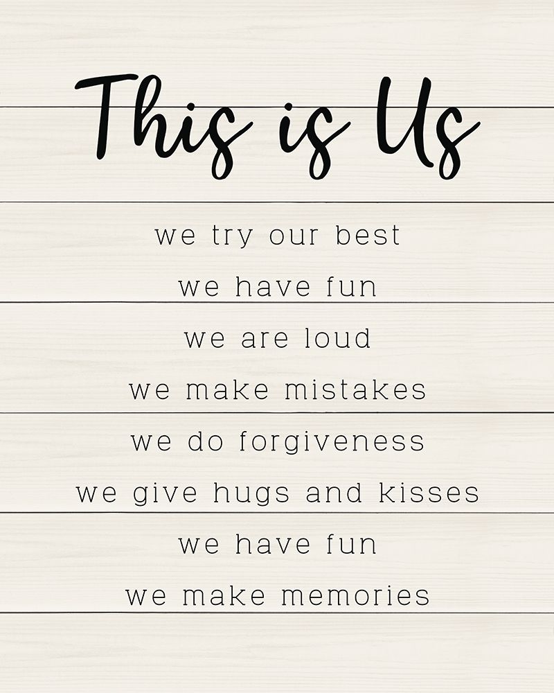 This is Us art print by CAD Designs for $57.95 CAD