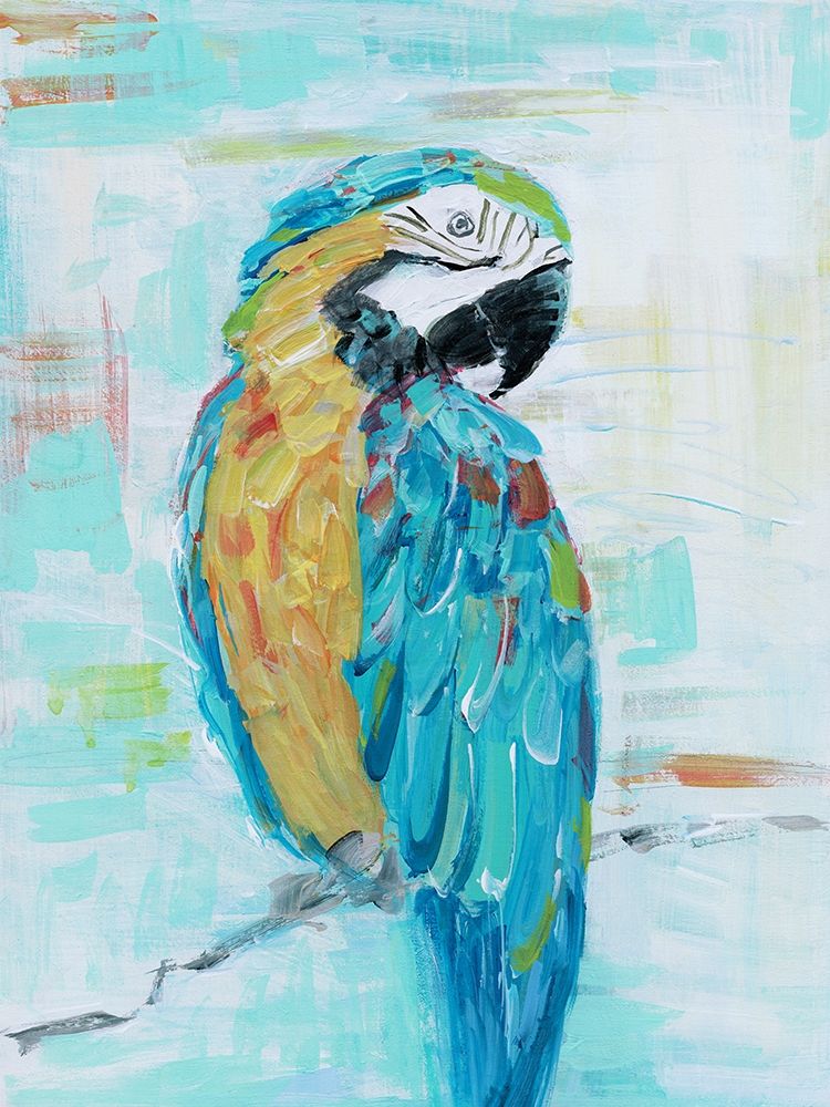 Island Parrot I art print by Sally Swatland for $57.95 CAD