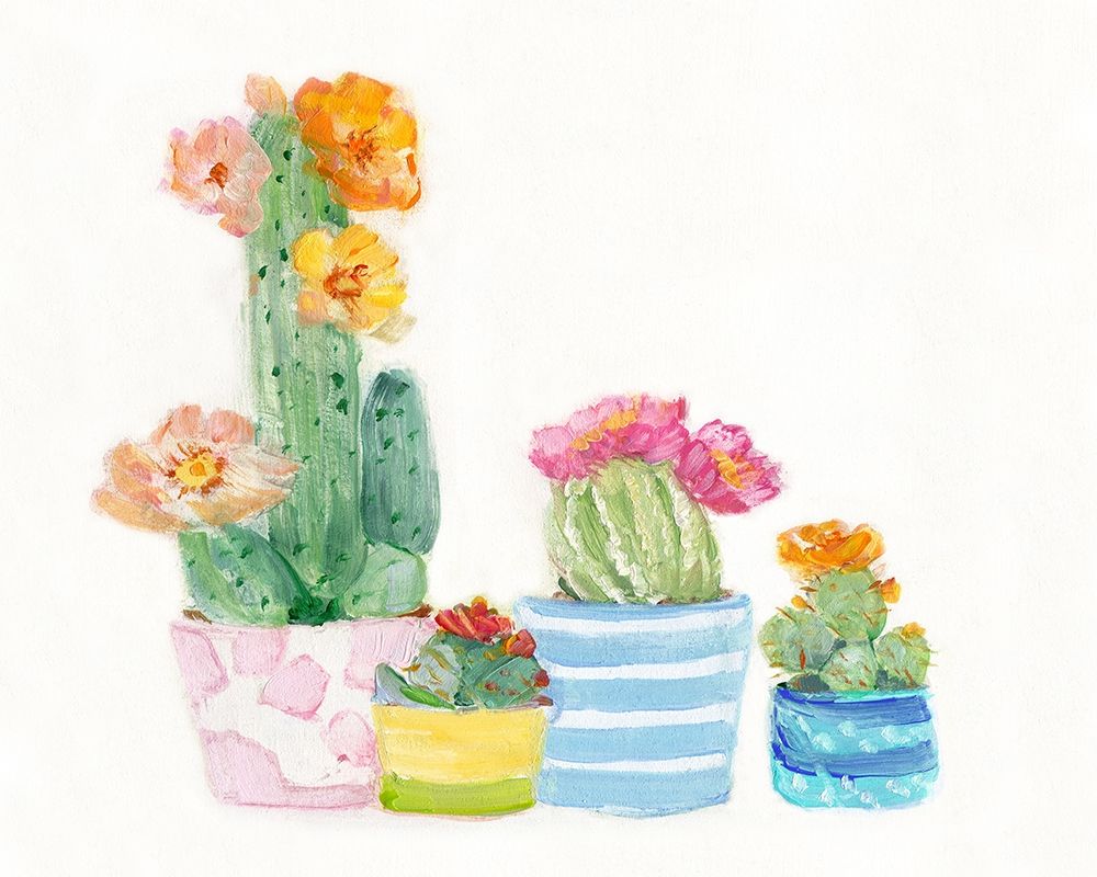 Cacti Conglomerate I art print by Sally Swatland for $57.95 CAD