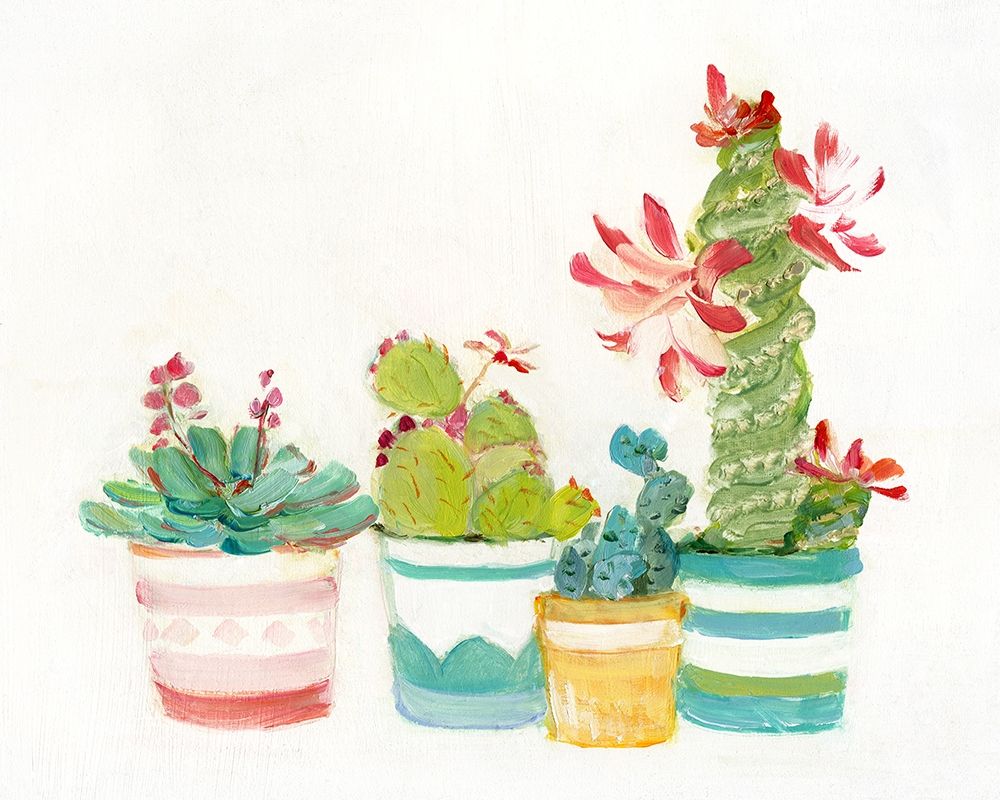 Cacti Conglomerate III art print by Sally Swatland for $57.95 CAD