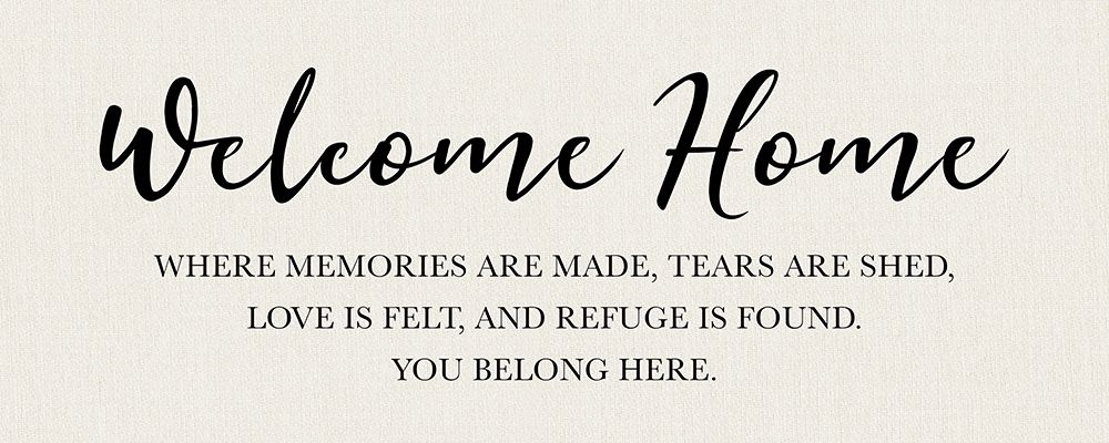 Designs - Welcome Home art print by CAD Designs for $57.95 CAD