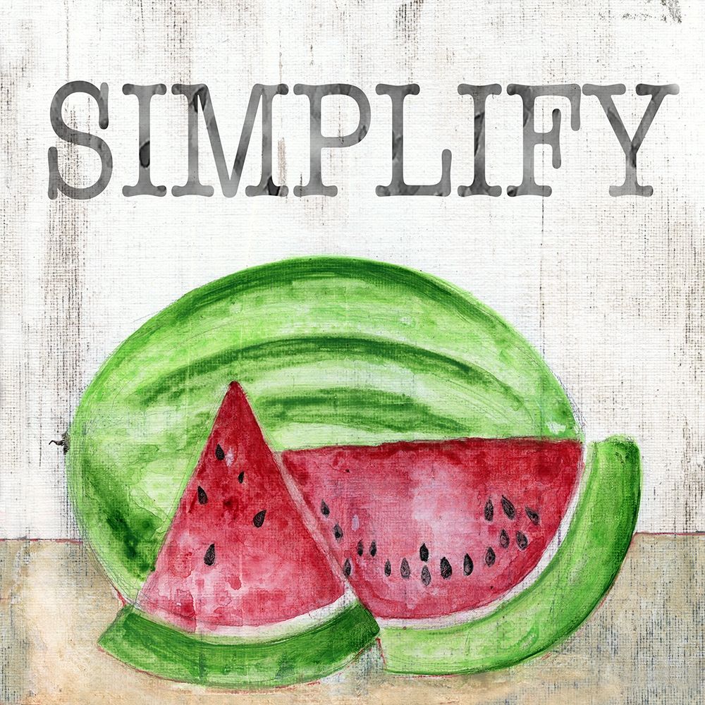 Watermelon Simplify art print by Tava Studios for $57.95 CAD