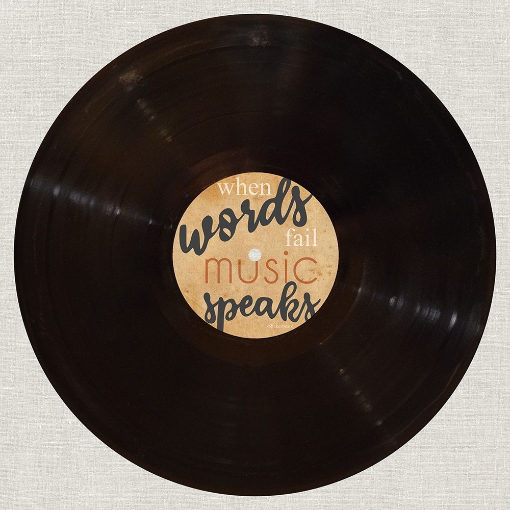 Music Speaks art print by Katrina Craven for $57.95 CAD