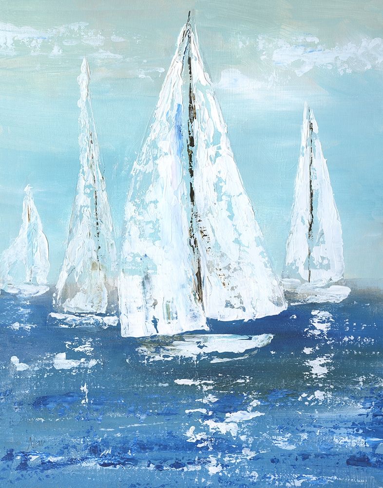 White Sails art print by Nan for $57.95 CAD