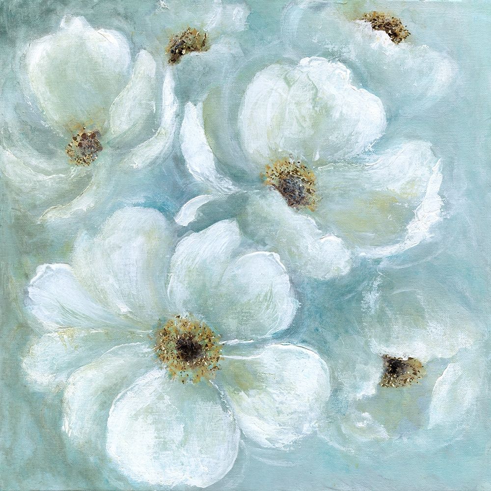Soft Blue Blossoms art print by Tava Studios for $57.95 CAD
