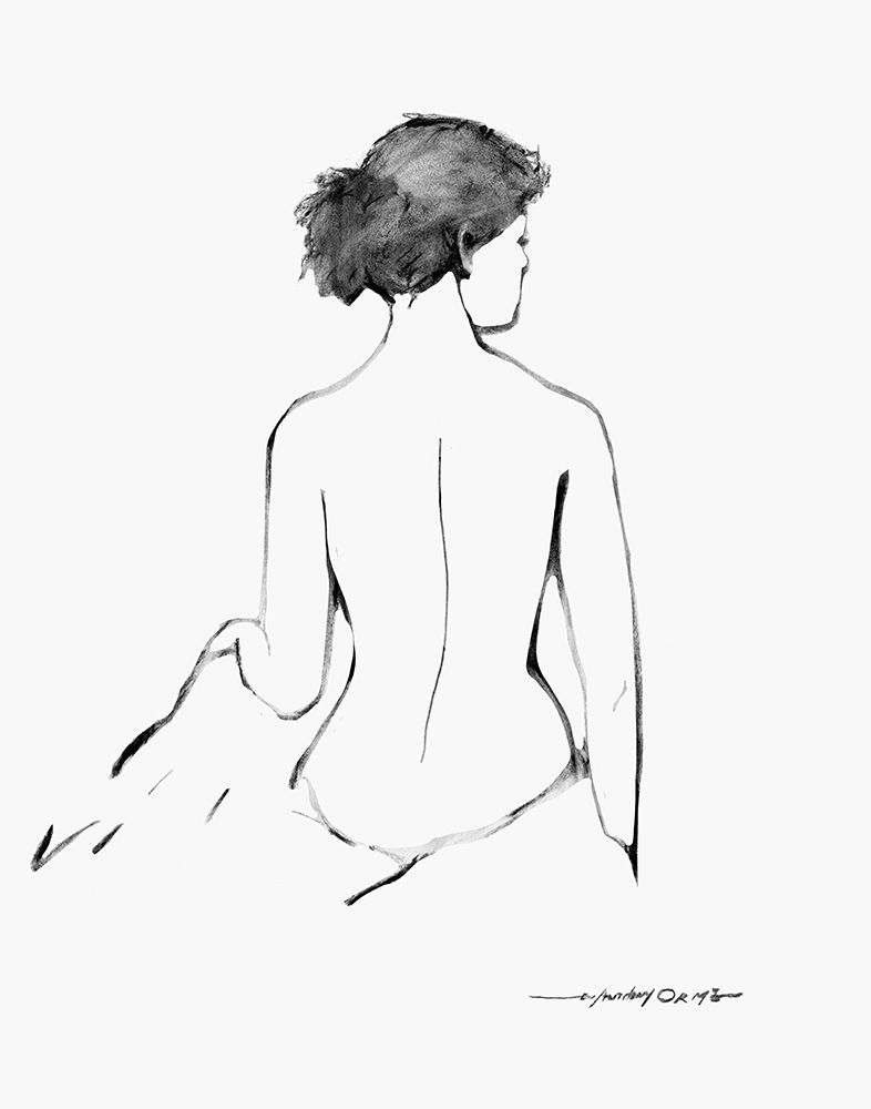 Sketchy Silhouette II art print by E. Anthony Orme for $57.95 CAD