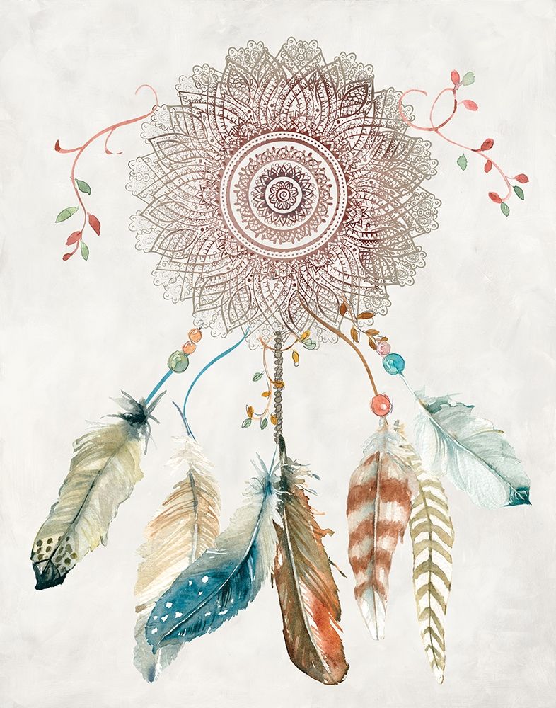 Mandala Dream Catcher art print by Carol Robinson for $57.95 CAD