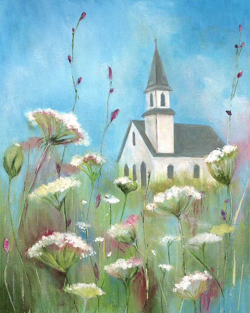 Country Church II art print by Tava Studios for $57.95 CAD