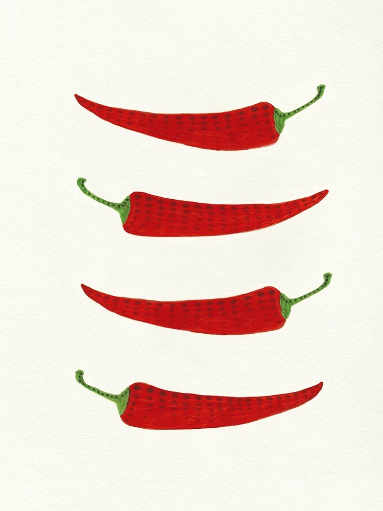Hot Peppers art print by Tava Studios for $57.95 CAD