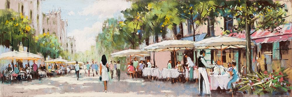 Afternoon on the Boulevard art print by E. Anthony Orme for $57.95 CAD
