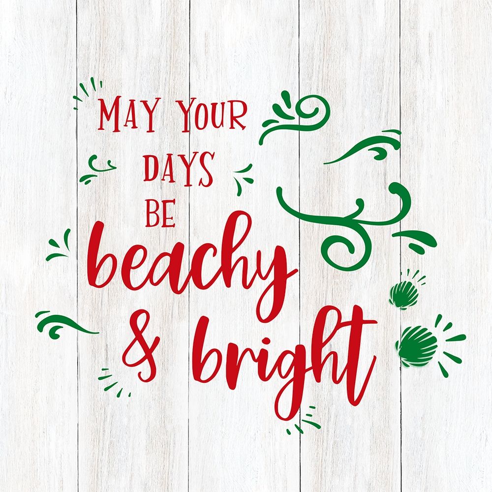 Beachy and Bright art print by CAD Designs for $57.95 CAD