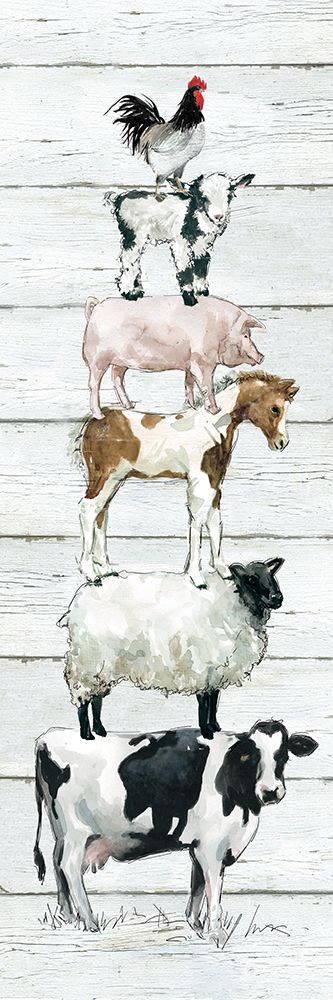 Farm Stack art print by Carol Robinson for $57.95 CAD