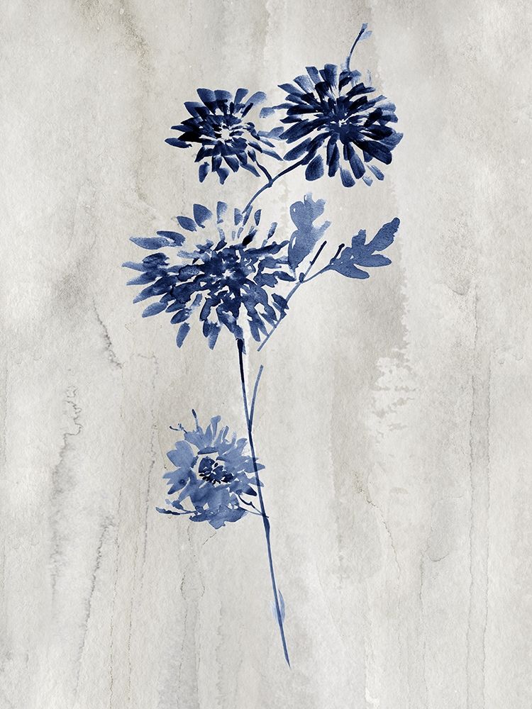 Indigo Botanical IV art print by Conrad Knutsen for $57.95 CAD