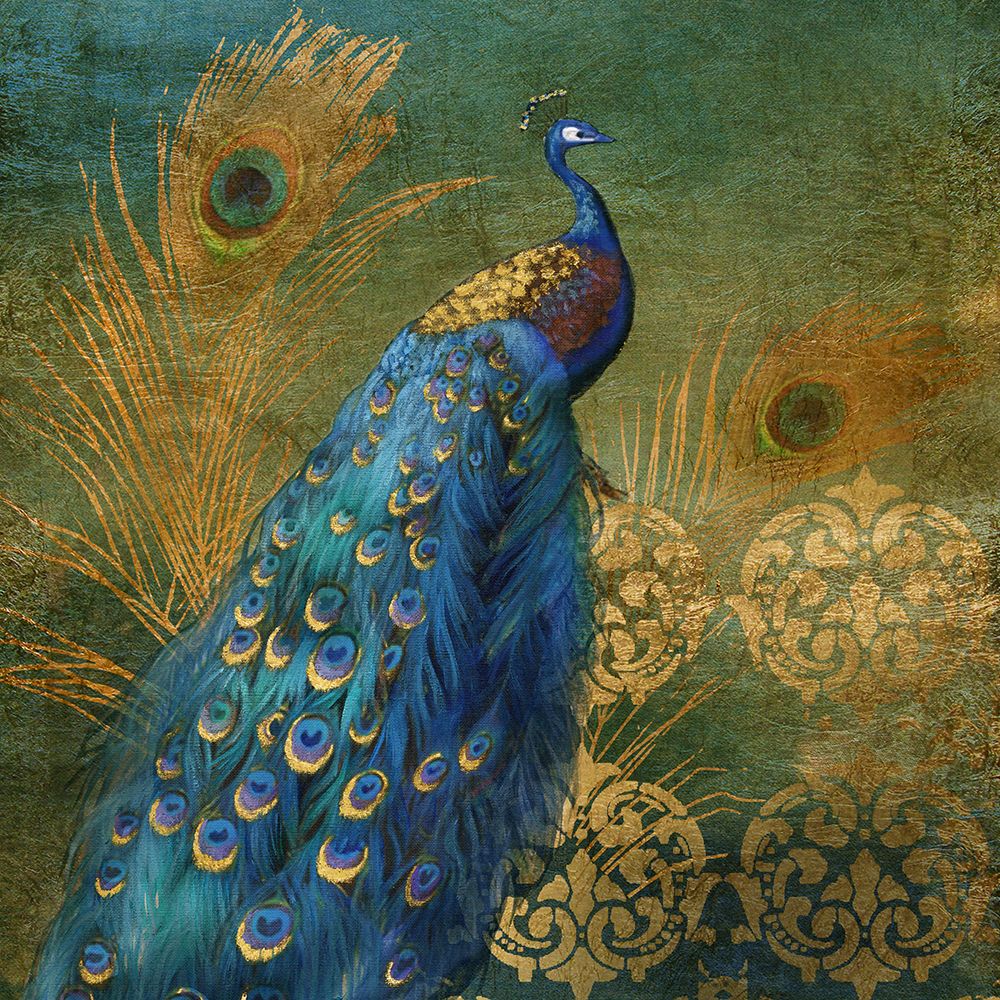 Peacock Bliss art print by Nan for $57.95 CAD