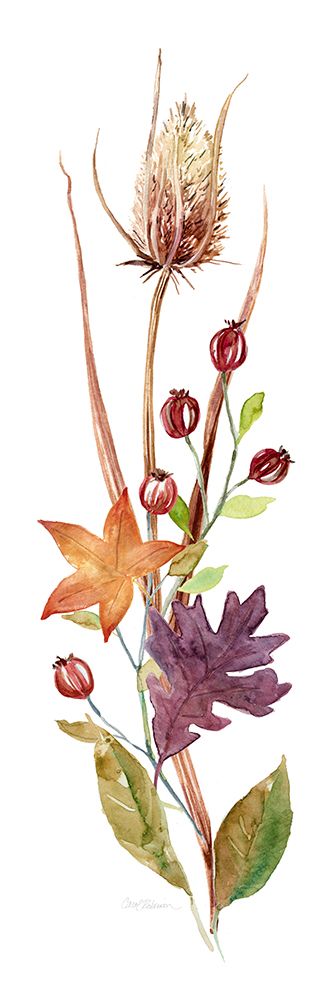 Autumn Botanical I art print by Carol Robinson for $57.95 CAD