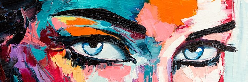 Pop Color Eyes art print by Lana Tikhonova for $57.95 CAD