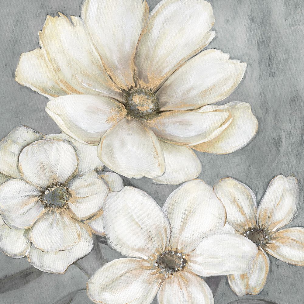 White Garden Glow art print by Carol Robinson for $57.95 CAD