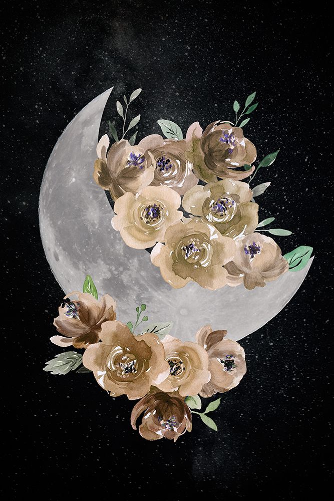 Bohemian Moon art print by Daniela Santiago for $57.95 CAD