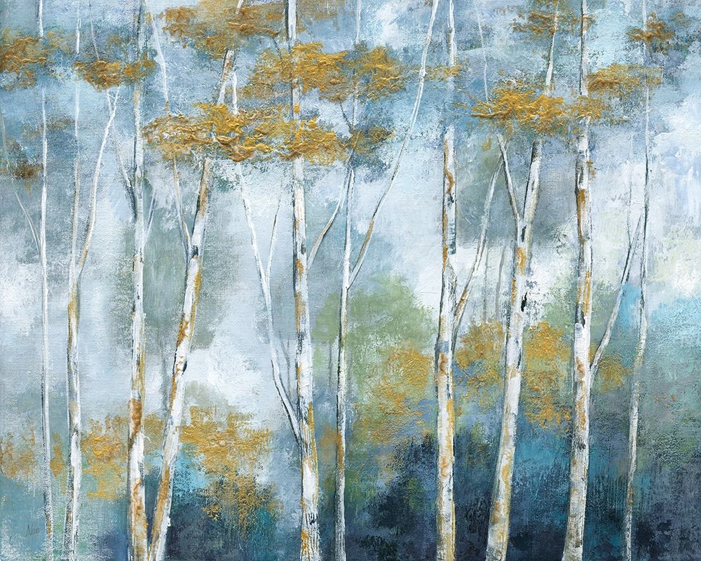 Indigo Forest art print by Nan for $57.95 CAD