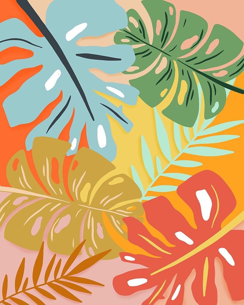 Tropical Foliage I art print by Natalie Carpentieri for $57.95 CAD