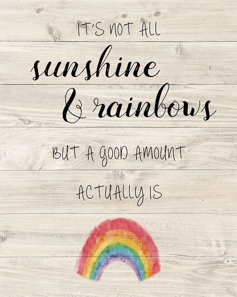 Sunshine and Rainbows art print by Amanda Murray for $57.95 CAD