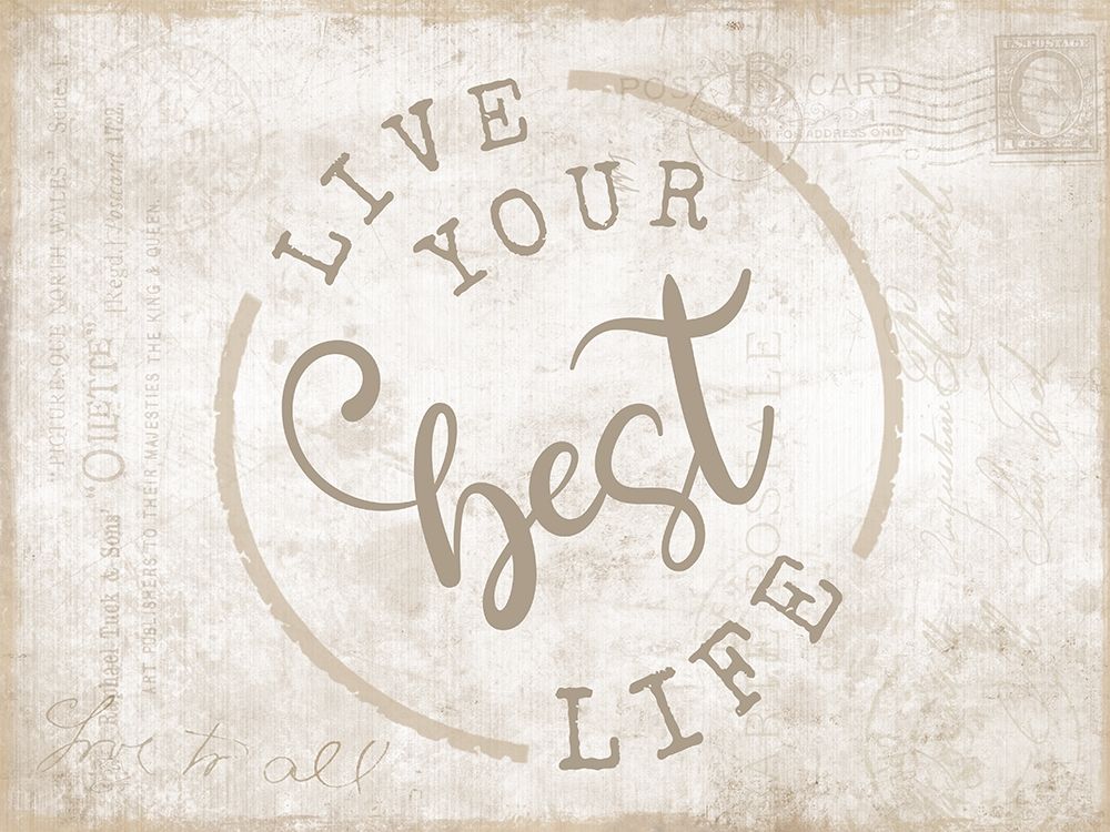 Best Life art print by CAD Designs for $57.95 CAD