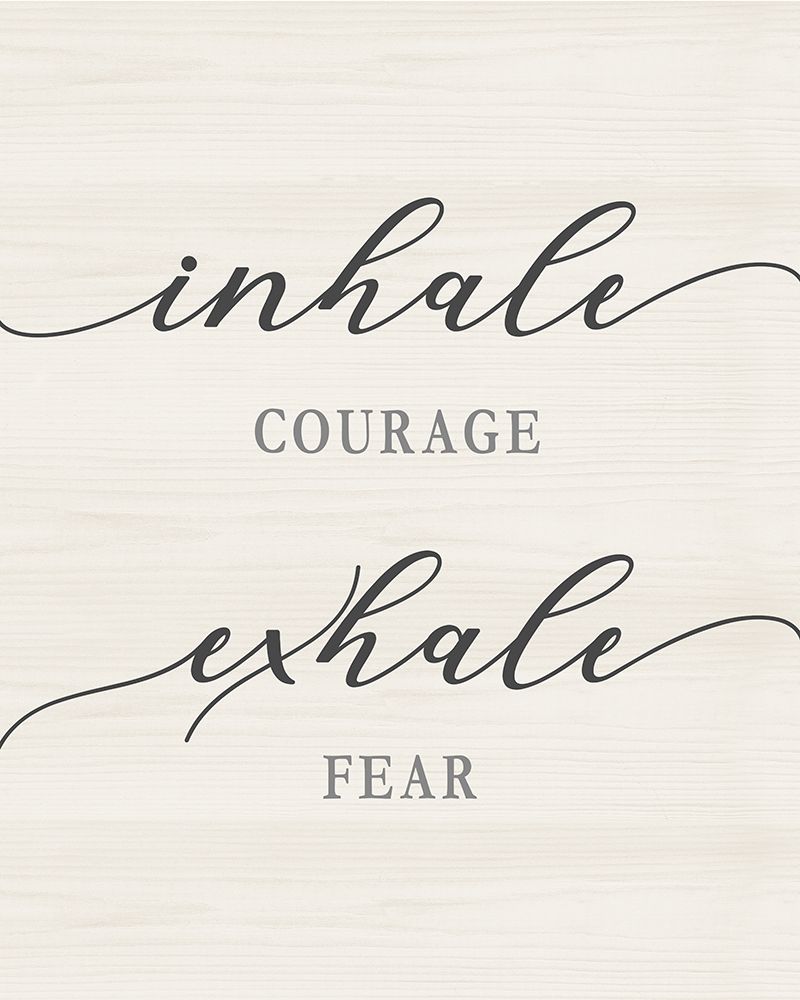 Exhale Fear art print by CAD Designs for $57.95 CAD