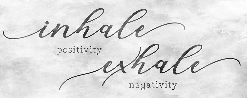 Inhale Positivity art print by CAD Designs for $57.95 CAD