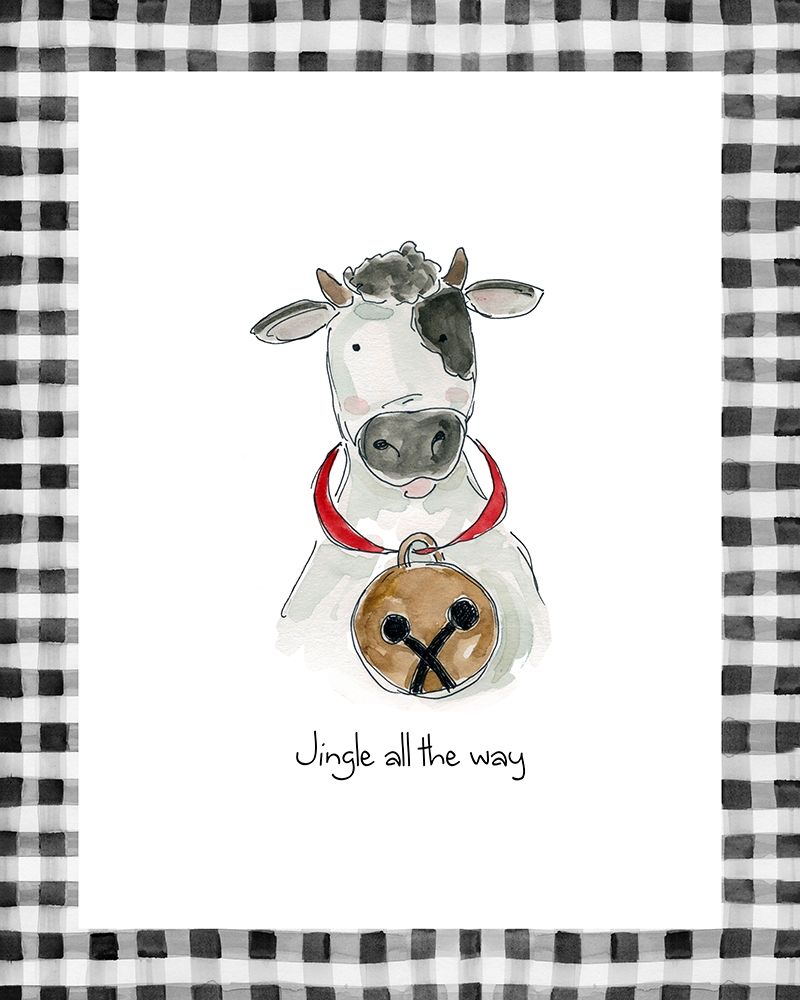 Jingle Cow art print by Carol Robinson for $57.95 CAD