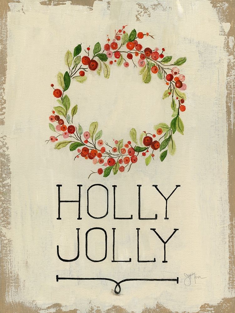 Holly Jolly art print by Tava Studios for $57.95 CAD