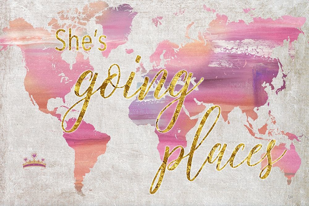 Shes Going Places art print by Nan for $57.95 CAD