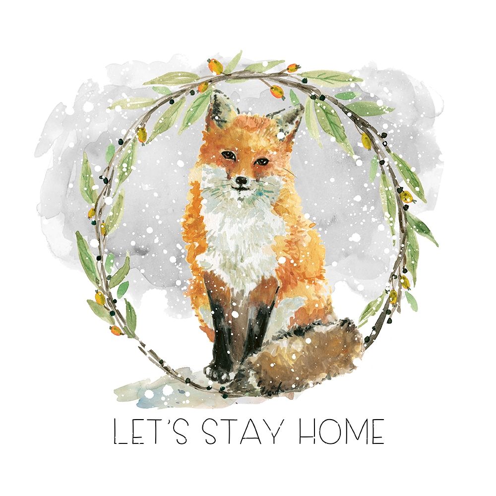 Winter Advice Fox art print by Carol Robinson for $57.95 CAD