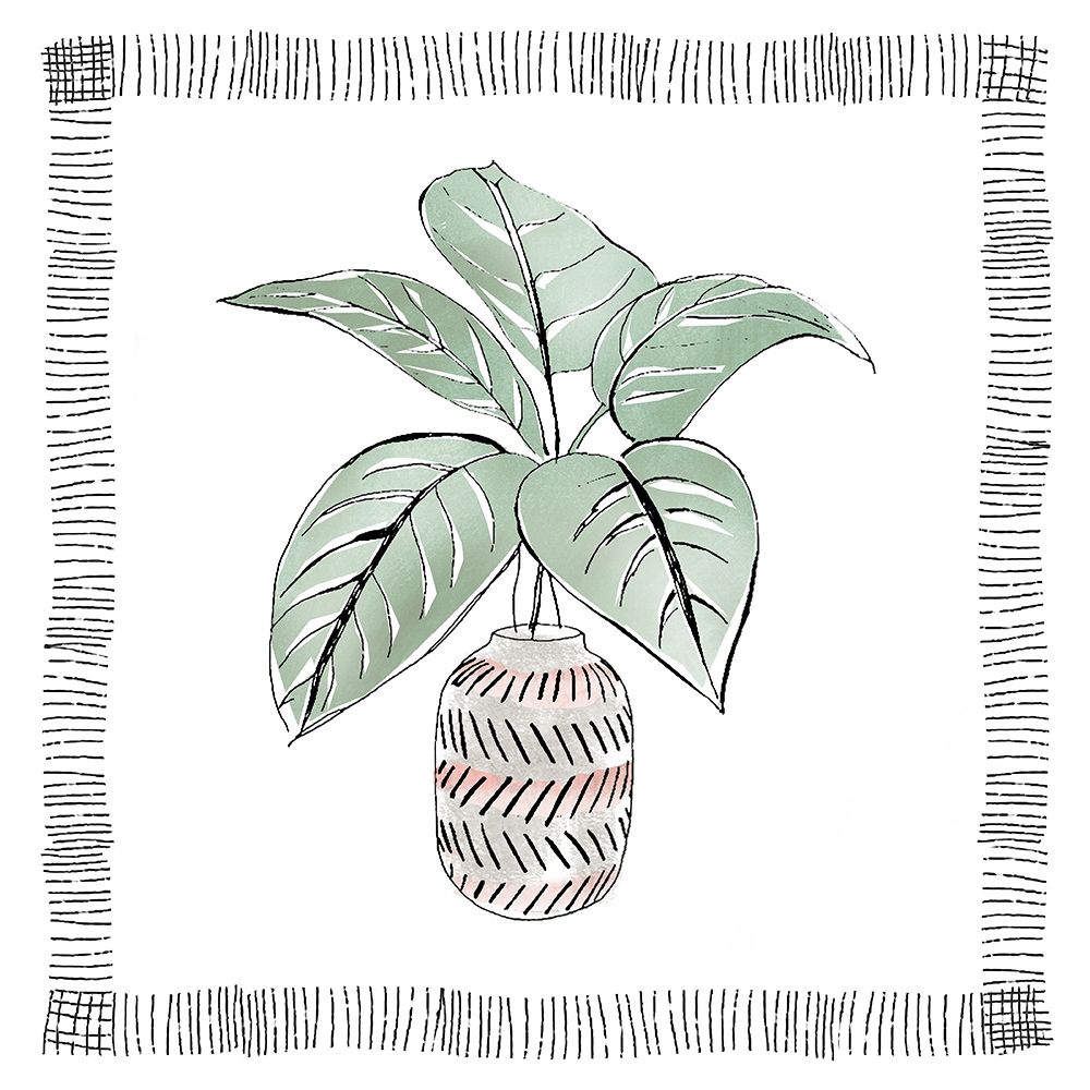 Zebra Plant art print by Tava Studios for $57.95 CAD