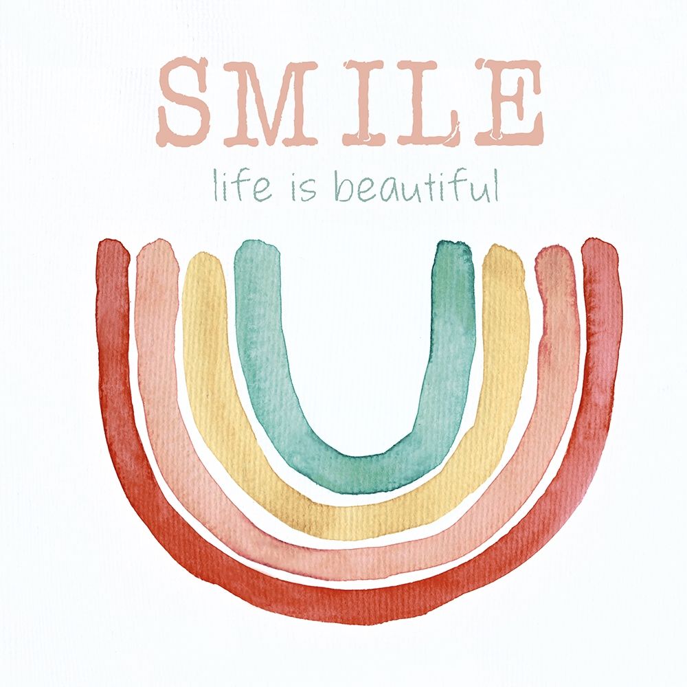Rainbow Smile art print by Kelly Donovan for $57.95 CAD