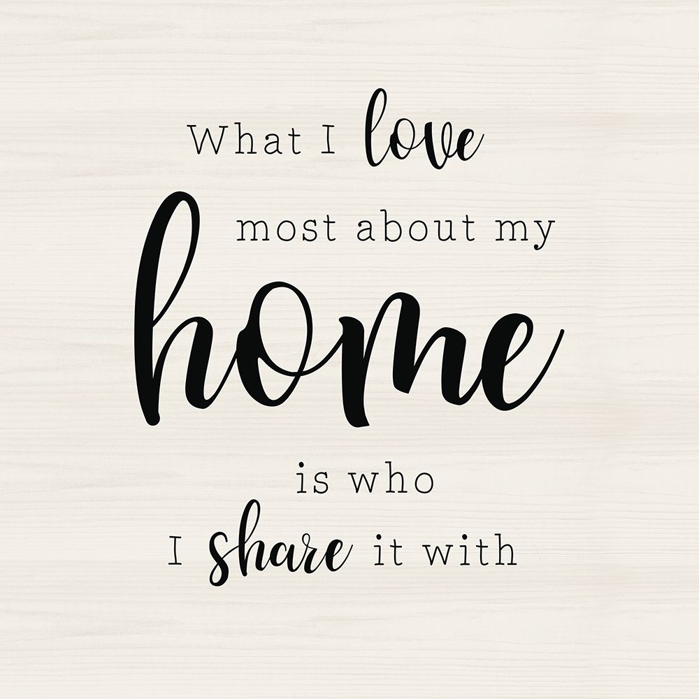 What I Love Most art print by CAD Designs for $57.95 CAD