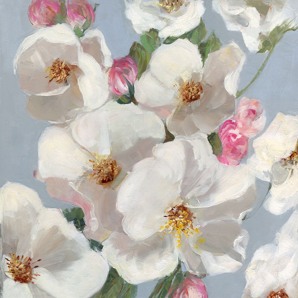 Spring Blossoms Blue Sky II art print by Sally Swatland for $57.95 CAD