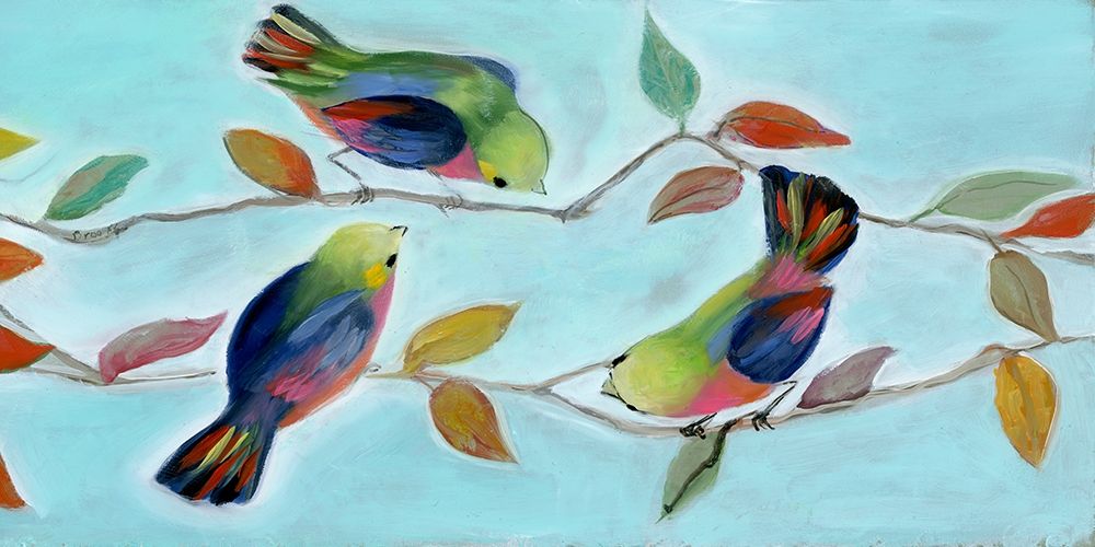 Bitty Birds I art print by Donna Brooks for $57.95 CAD