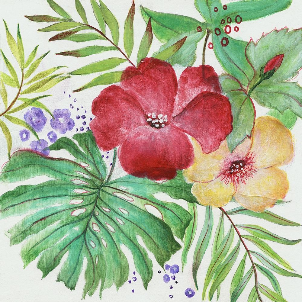 Tropical Blooms art print by Tava Studios for $57.95 CAD