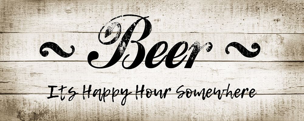 Beer Happy Hour art print by CAD Designs for $57.95 CAD