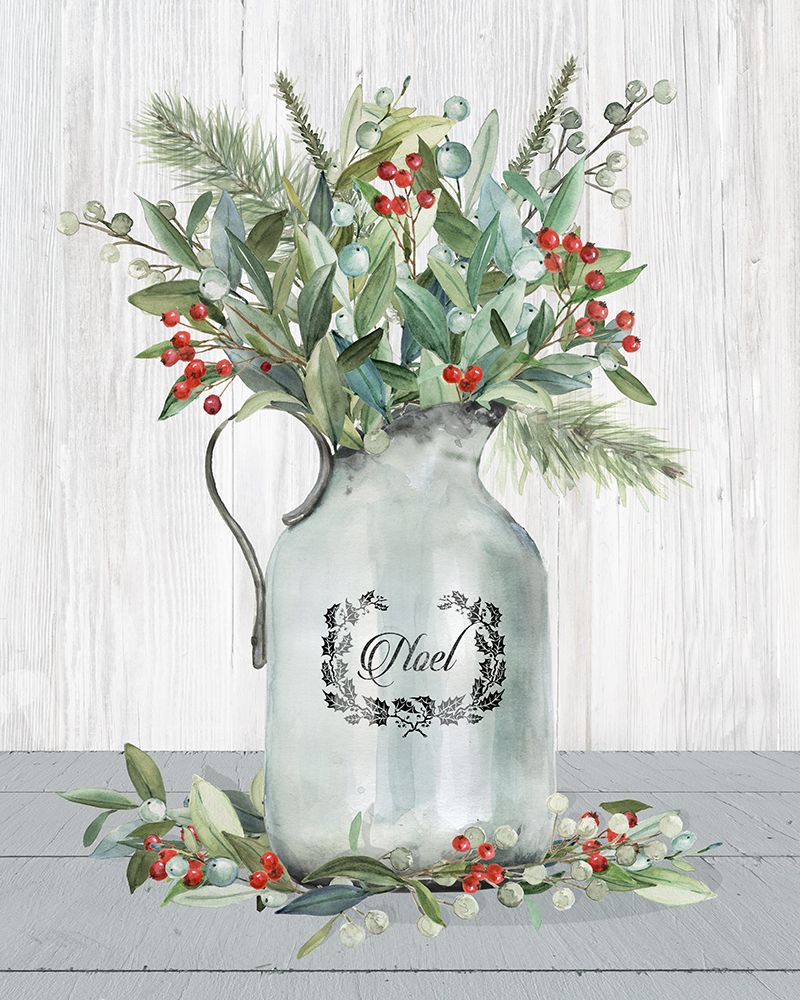 Farmhouse Christmas Noel art print by Carol Robinson for $57.95 CAD