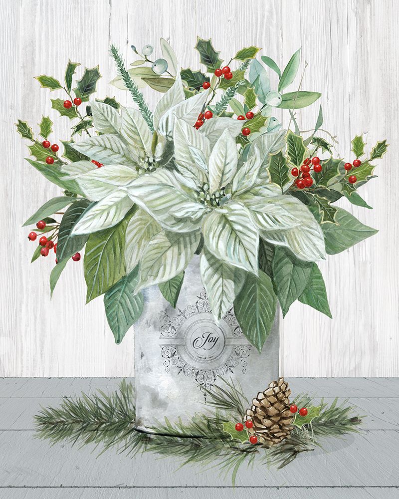 Farmhouse Christmas Joy art print by Carol Robinson for $57.95 CAD