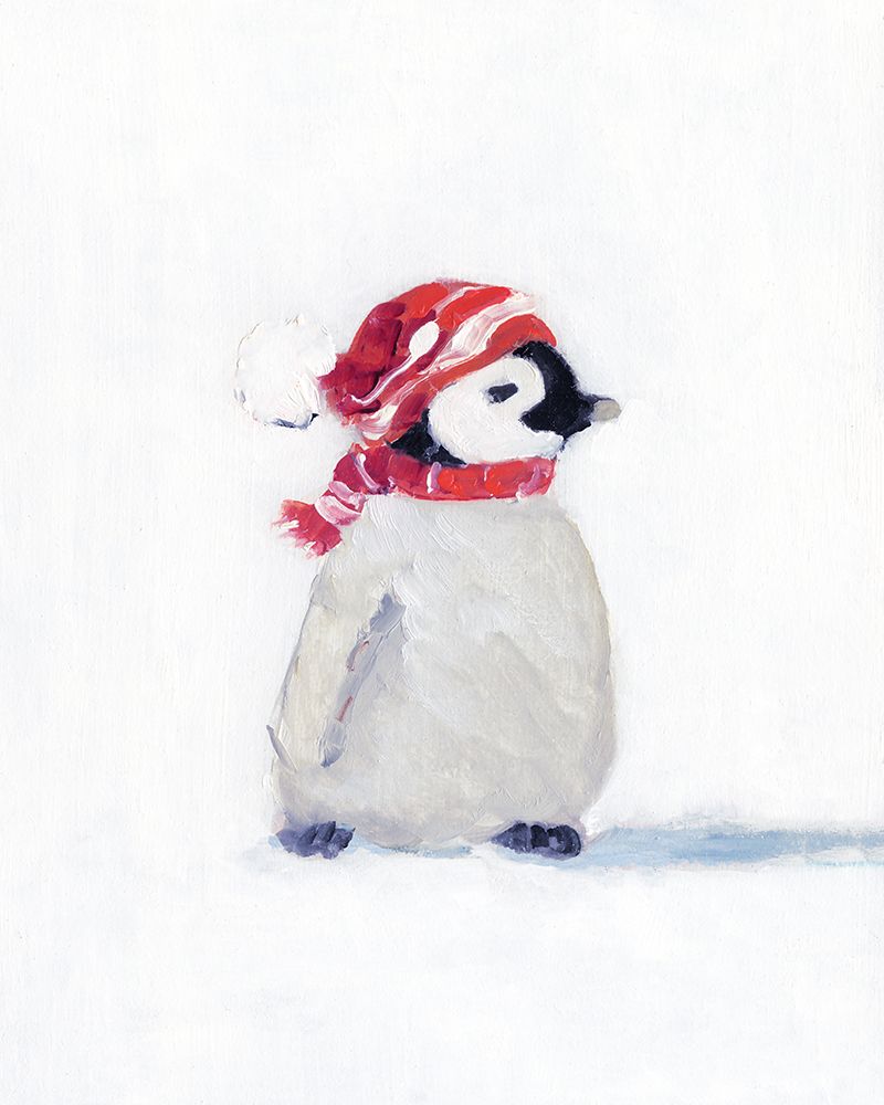 Penguin Play I art print by Sally Swatland for $57.95 CAD