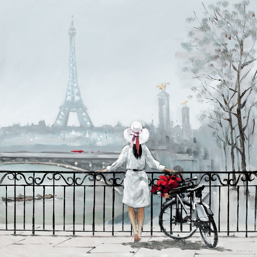 Lady in Paris art print by E. Anthony Orme for $57.95 CAD
