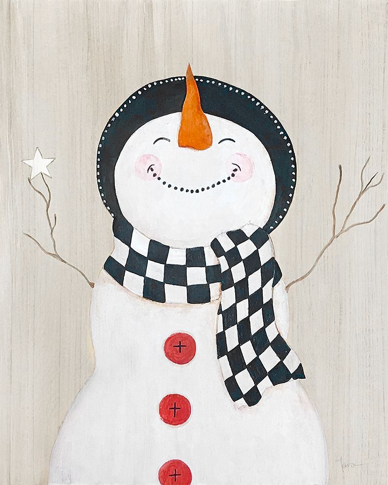 Festive Snowman II art print by Tava Studios for $57.95 CAD