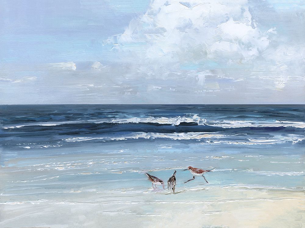 Beach Trio art print by Sally Swatland for $57.95 CAD