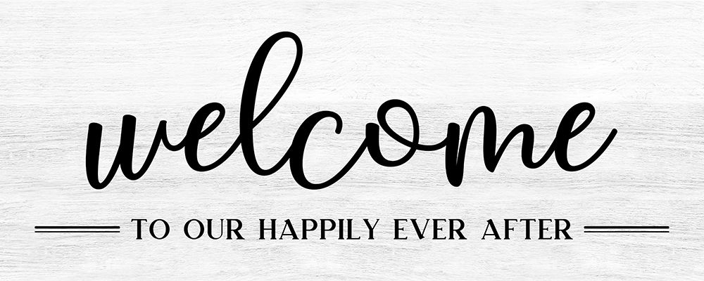 Welcome Ever After art print by CAD Designs for $57.95 CAD